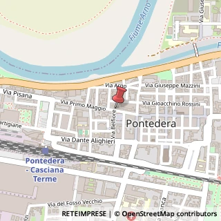 Mappa Via I Maggio, 44, 56025 Pontedera, Pisa (Toscana)