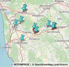 Mappa Via I° Maggio, 56025 Pontedera PI, Italia (13.6025)