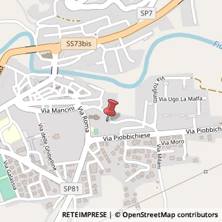 Mappa Via Fiorenzuola, 32, 61048 Sant'Angelo in Vado, Pesaro e Urbino (Marche)