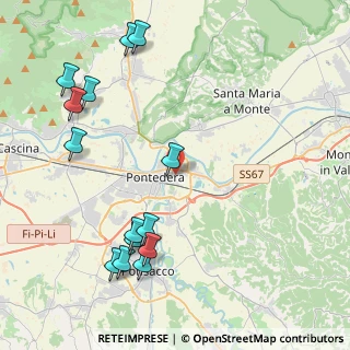 Mappa Via Indipendenza, 56025 Pontedera PI, Italia (5.25786)