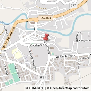 Mappa Via Isola Fossi, 2, 61048 Sant'Angelo in Vado, Pesaro e Urbino (Marche)