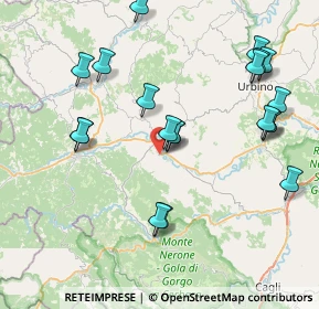 Mappa Via Donatori del Sangue, 61049 Urbania PU, Italia (8.8975)