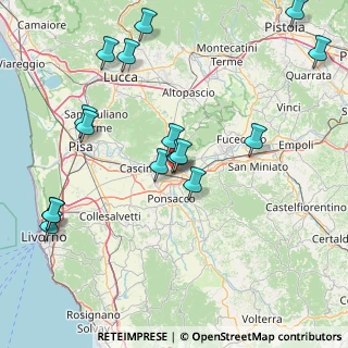 Mappa Via Domenico Guerrazzi, 56025 Pontedera PI, Italia (19.0925)