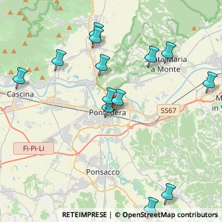 Mappa Piazza Alessandro Mazzinghi, 56025 Pontedera PI, Italia (4.91692)