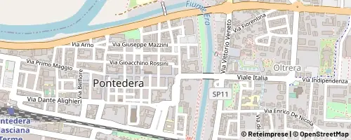 Mappa Pontedera