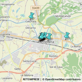 Mappa Via Giosuè Carducci, 56025 Pontedera PI, Italia (0.62)