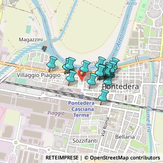 Mappa Via Giosuè Carducci, 56025 Pontedera PI, Italia (0.28)