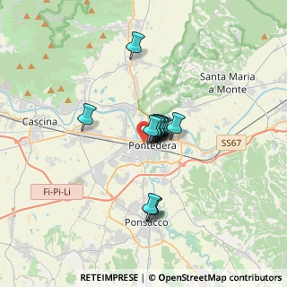 Mappa Via Giosuè Carducci, 56025 Pontedera PI, Italia (2.12571)