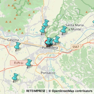 Mappa Via Giosuè Carducci, 56025 Pontedera PI, Italia (3.50083)