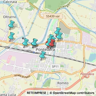 Mappa Via Gioacchino Rossini, 56025 Pontedera PI, Italia (0.66538)