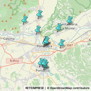 Mappa Corso G. Matteotti, 56025 Pontedera PI, Italia (3.48077)