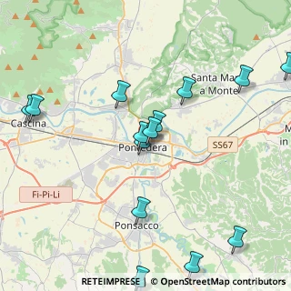 Mappa Corso G. Matteotti, 56025 Pontedera PI, Italia (4.97357)