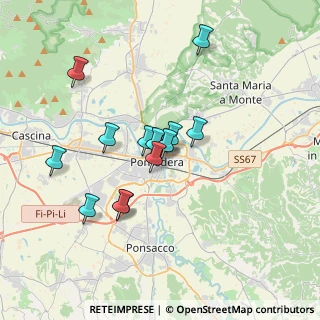 Mappa Corso G. Matteotti, 56025 Pontedera PI, Italia (3.09462)