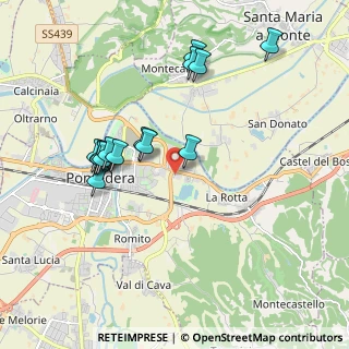Mappa Via di Tavella, 56025 Pontedera PI, Italia (1.90857)