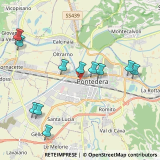 Mappa Piazza Mario Naldini, 56025 Pontedera PI, Italia (2.43909)