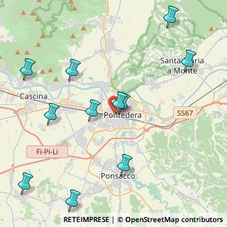Mappa Piazza Vittime dei Lager Nazisti, 56025 Pontedera PI, Italia (5.16545)