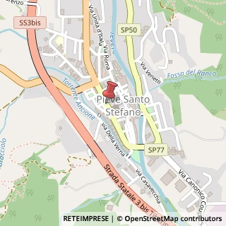 Mappa Via Parallela, 17, 52036 Pieve Santo Stefano, Arezzo (Toscana)