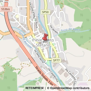 Mappa Piazza San Stefano, 1, 52036 Pieve Santo Stefano, Arezzo (Toscana)