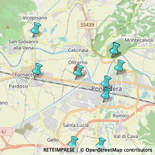 Mappa Via Salvo D'Acquisto, 56025 Pontedera PI, Italia (2.70909)