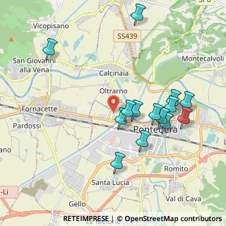 Mappa Via Salvo D'Acquisto, 56025 Pontedera PI, Italia (2.04786)