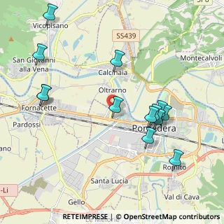 Mappa Via Salvo D'Acquisto, 56025 Pontedera PI, Italia (2.25923)