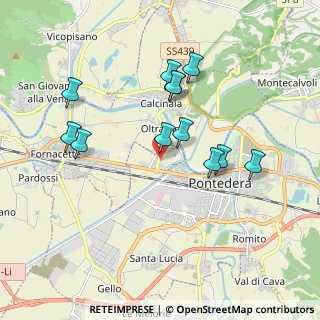 Mappa Via Salvo D'Acquisto, 56025 Pontedera PI, Italia (1.79167)