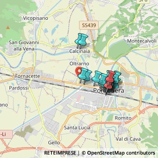 Mappa Via Salvo D'Acquisto, 56025 Pontedera PI, Italia (1.5195)