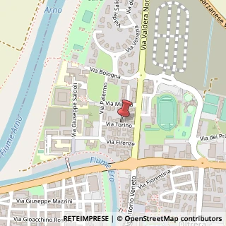 Mappa Via Torino, 12, 56025 Pontedera, Pisa (Toscana)
