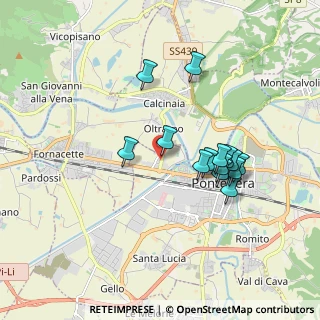 Mappa Via S.D'acquisto, 56025 Pontedera PI, Italia (1.63571)