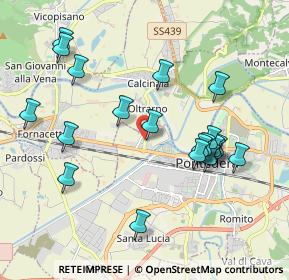 Mappa Via Maria Enriquez Agnoletti, 56035 Pontedera PI, Italia (2.076)