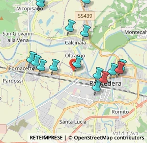 Mappa Via Maria Enriquez Agnoletti, 56035 Pontedera PI, Italia (2.15)