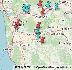 Mappa Via Maria Enriquez Agnoletti, 56035 Pontedera PI, Italia (16.89071)
