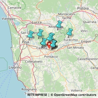 Mappa Via S.D'acquisto, 56025 Pontedera PI, Italia (7.0525)
