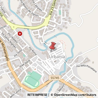 Mappa Via Filippo Ugolini, 30, 61049 Urbania, Pesaro e Urbino (Marche)