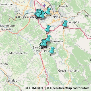Mappa Bivio Montecapri, 50026 San Casciano in Val di Pesa FI, Italia (6.9055)