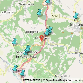 Mappa Bivio Montecapri, 50026 San Casciano in Val di Pesa FI, Italia (2.6375)