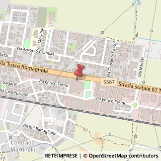 Mappa Via Tosco Romagnola Ovest, 65, 56012 Fornacette PI, Italia, 56012 Calcinaia, Pisa (Toscana)