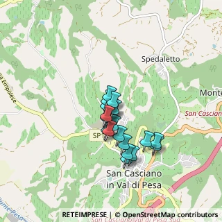 Mappa Via Benvenuto Cellini, 50026 San Casciano in Val di Pesa FI, Italia (0.608)
