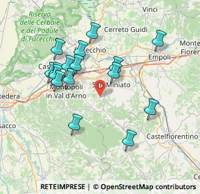 Mappa Via Serra, 56028 San Miniato PI, Italia (7.30188)