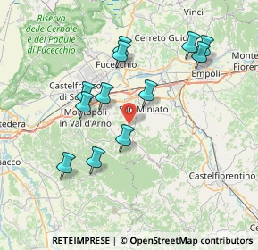 Mappa Via Serra, 56028 San Miniato PI, Italia (7.44417)