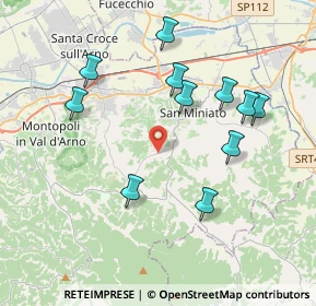 Mappa Via Serra, 56028 San Miniato PI, Italia (3.99727)