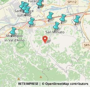 Mappa Via Serra, 56028 San Miniato PI, Italia (5.5325)
