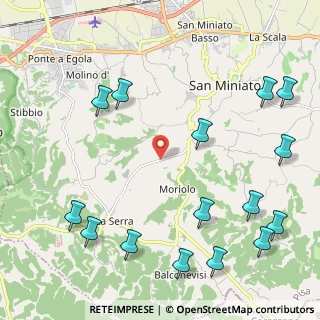 Mappa Via Serra, 56028 San Miniato PI, Italia (2.94733)