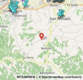 Mappa Via Serra, 56028 San Miniato PI, Italia (3.77263)