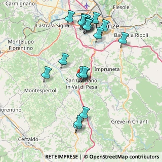 Mappa Presso Supermercato Coop, 50026 San Casciano in Val di Pesa FI, Italia (8.775)