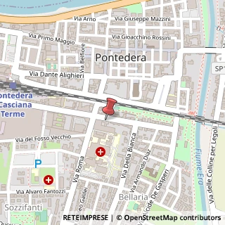 Mappa Viale IV Novembre, 12, 56025 Pontedera, Pisa (Toscana)