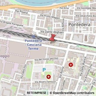 Mappa Viale Rinaldo Piaggio, 34, 56025 Pontedera, Pisa (Toscana)