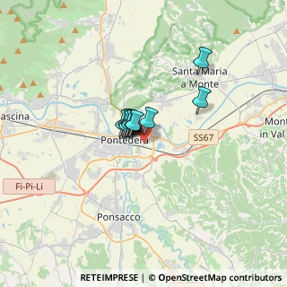 Mappa Via Luigi Longo, 56025 Pontedera PI, Italia (1.72455)