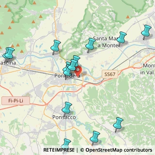 Mappa Via Luigi Longo, 56025 Pontedera PI, Italia (5.14)