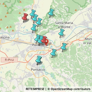Mappa Via Luigi Longo, 56025 Pontedera PI, Italia (3.68063)
